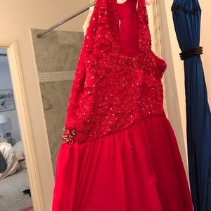 A Beautiful red dress never worn
